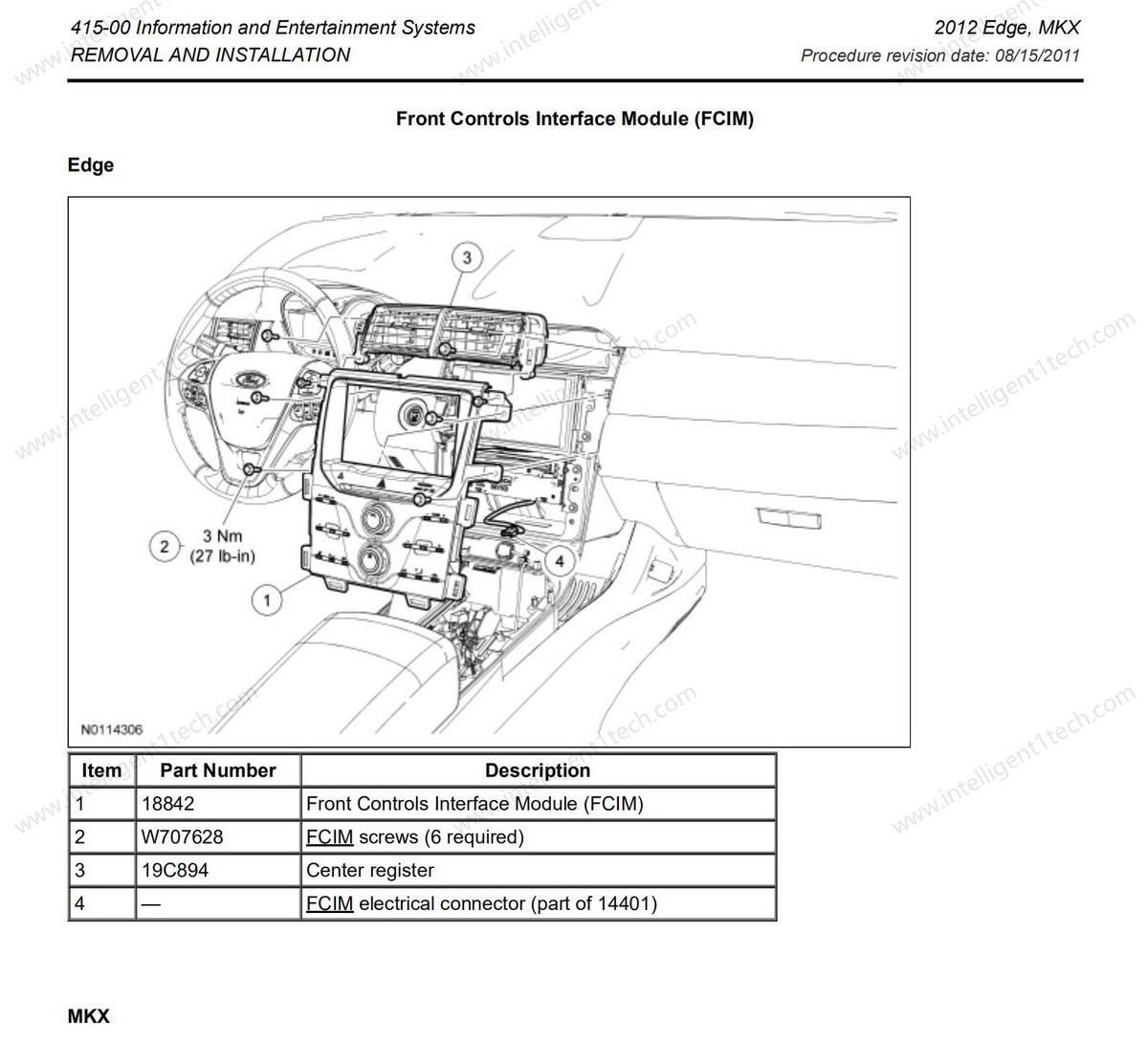 2012 Ford Edge MKX SYNC2 to SYNC3 UPGRADE – intelligent1tech
