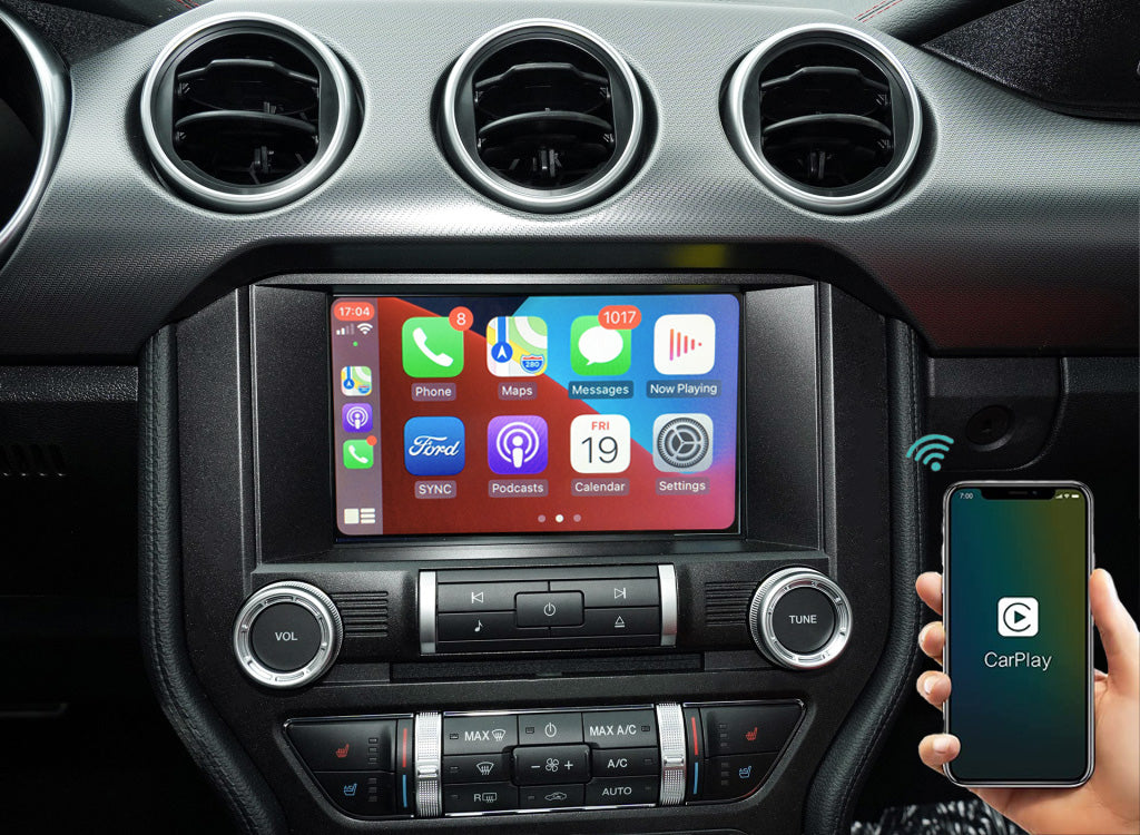 OEM Ford 4 inch to 8 inch screen upgrade sync1 to sync4
