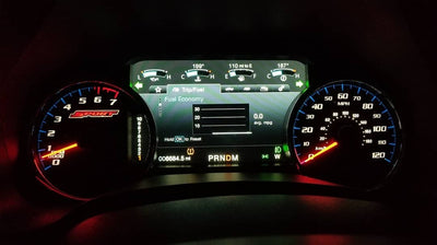 LCD instrument cluster