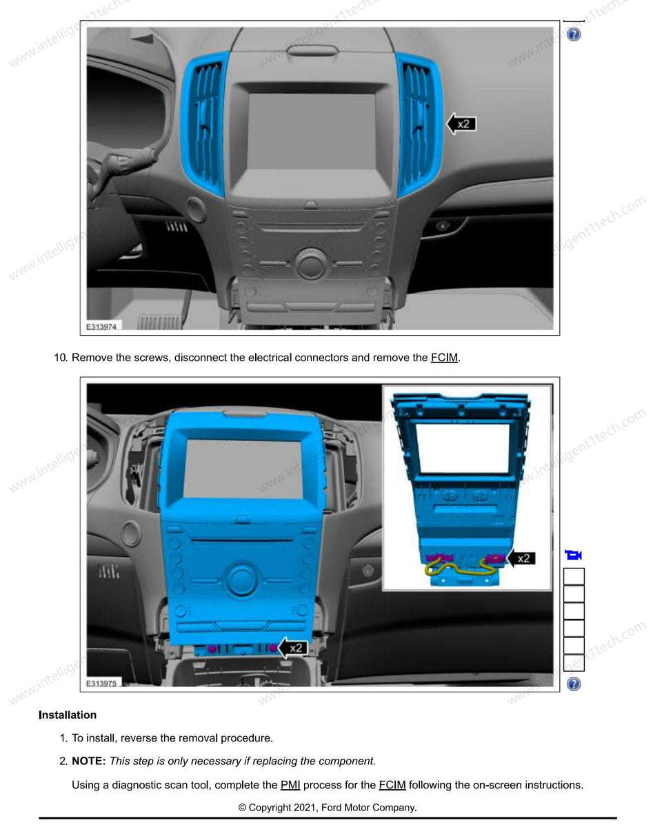 2020 Ford Edge 4' SYNC1 to 8' SYNC3 – intelligent1tech