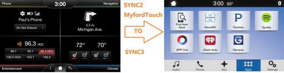 OEM Ford SYNC3 upgrades conversion|add navigation|BLIS|ACC|OEMUPGRADES ...