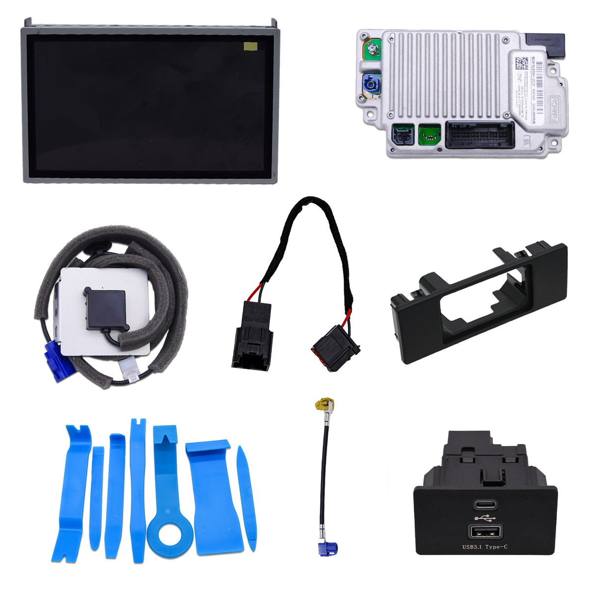 2011 2012 2013 FORD EXPLORER SYNC 2 TO SYNC 3 UPGRADE WITH CARPLAY SYN ...