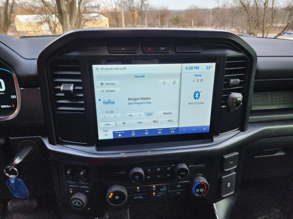 8" → 12" SYNC 4 touchscreen
