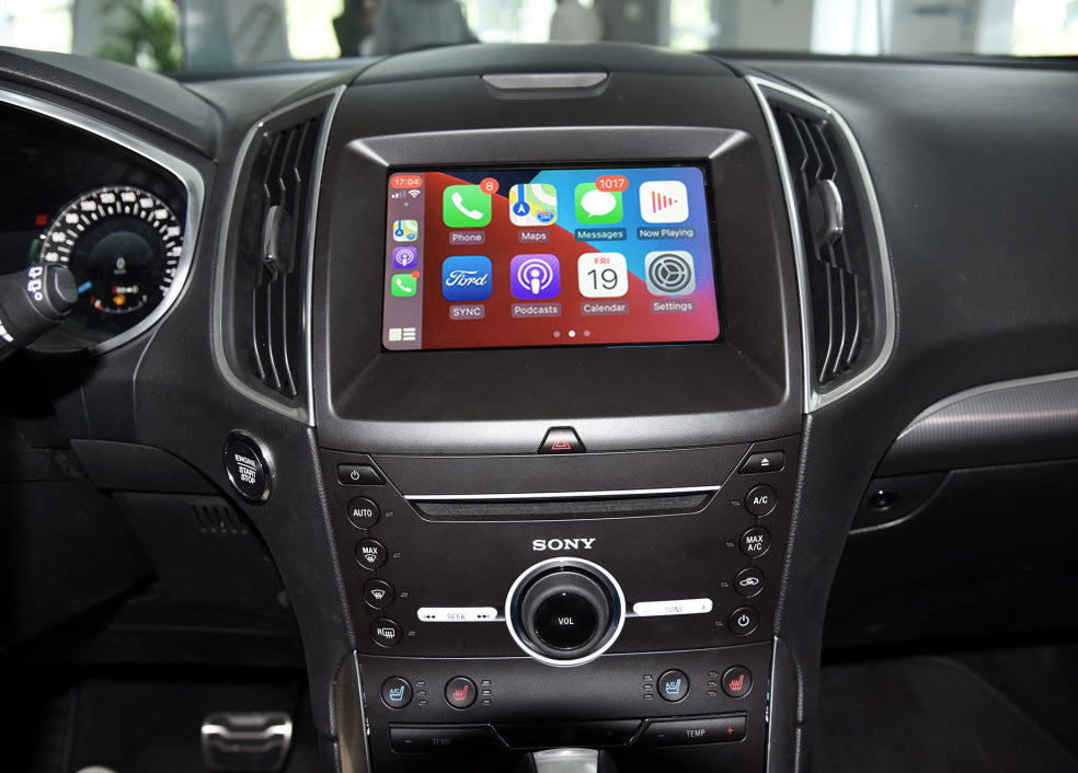 OEM Ford 4 inch to 8 inch screen upgrade sync1 to sync4