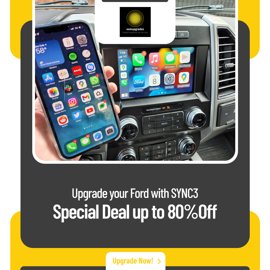 OEM Ford SYNC3 upgrades conversion|add navigation|BLIS|ACC|OEMUPGRADES ...