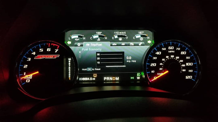 Ford LCD instrument cluster