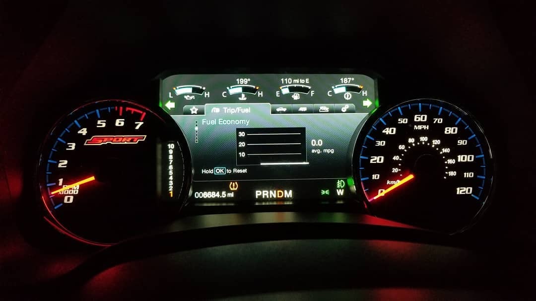 Used 4.2" Information Display Screen – For 2018-2020 Ford F150 – Dash Mounted – Gr3z10d885ce